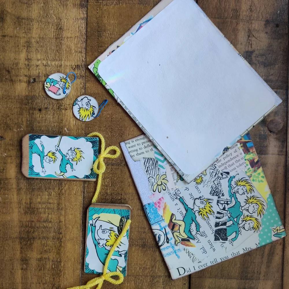 OOAK Whimsical Storybook Junk Journal Ephemera Kit - Adventure Theme